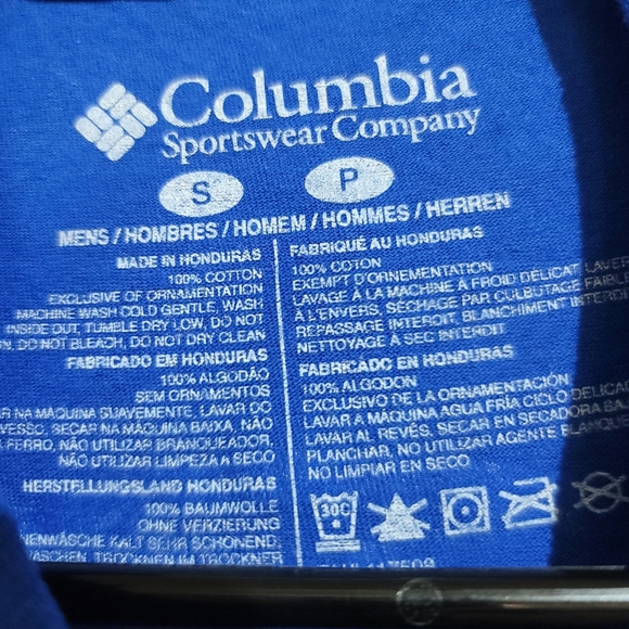 Mens Columbia Short sleeve shirt - Picture 5 of 5